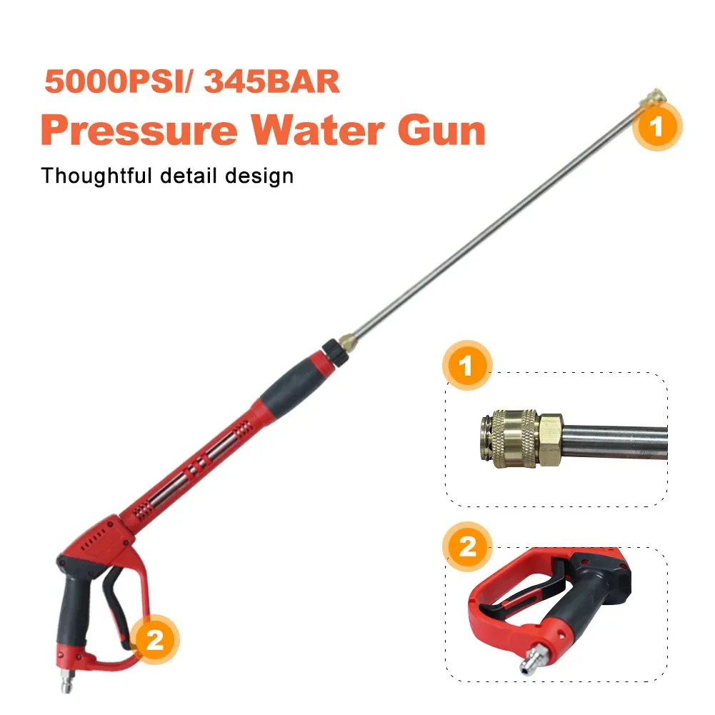 Durable Car Wash High Pressure Home Car Wash Water Gun Hose Garden Cleaning Car Tools 3 Ways of Working