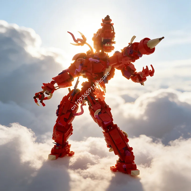 

903pcs MOC Mystery Meat Model Building Blocks Construction Assemble DIY Christmas Gifts Creative Idea Toys Kids Education Brick