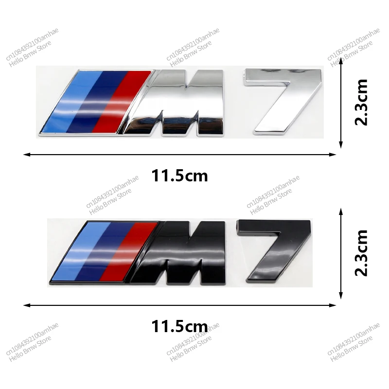 3D สติกเกอร์ติดท้ายรถด้านหลังตรารถยนต์โลโก้รถ BMW E64 E46 E60 F80 F10 F20 F30 F06 F12 F13 M4 E90 M5 E92 E93 F82 F87 M1 M2 M3 M8 M6