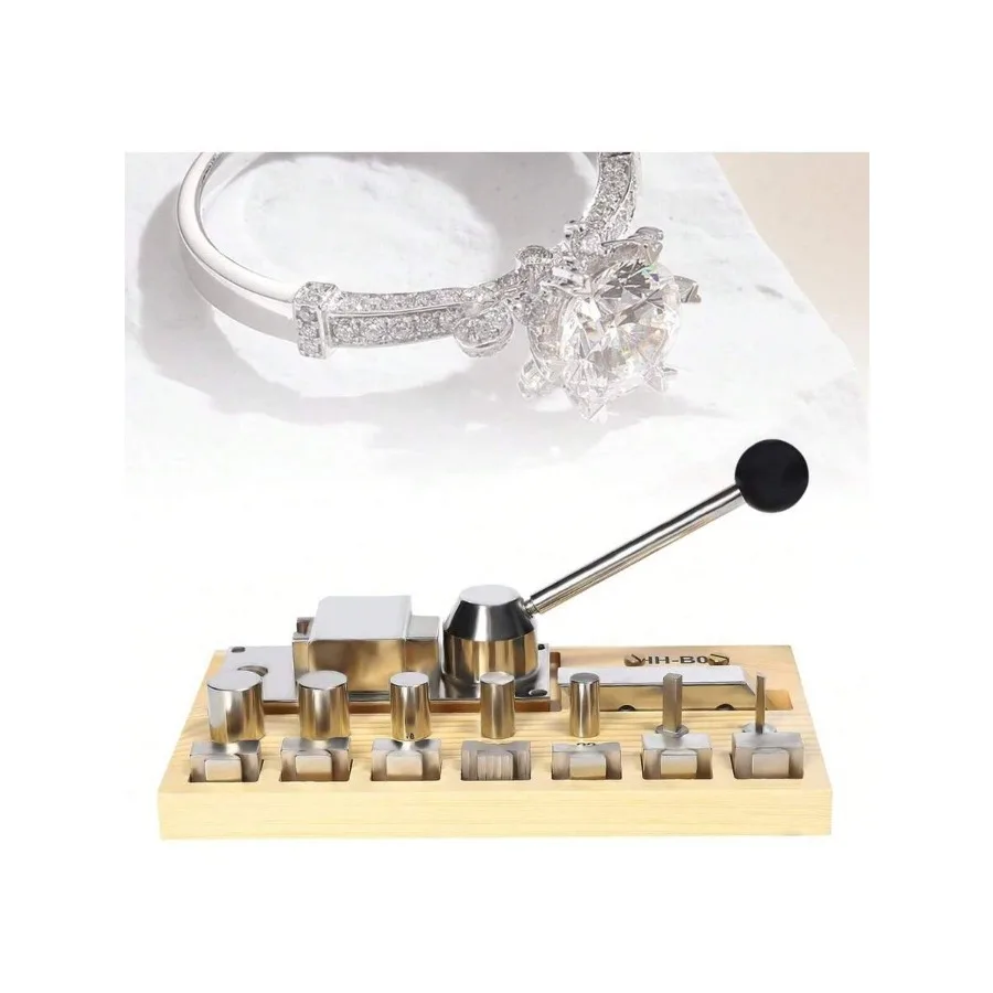 

HOHOBLA KinHall Jewelry Ring Bending Machine, Multifunctional Ring Earring Bending Tool, Ring Bender, Ring Making Tool, Ring Be