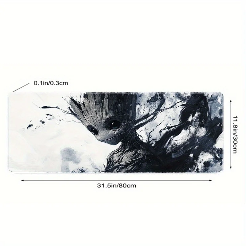 [معتمد] أبطال في أطراف أصابعك!" لوحة ماوس Marvel Universe Superhero Groot Gaming Mouse Pad Office لوحة مفاتيح هدية لـ
