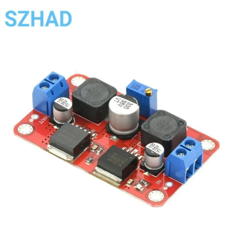 LM2577S To LM2596S Dual-chip Automatic Converter DC Solar Buck-boost Voltage Module High-power Adjustable Vehicle Power Module