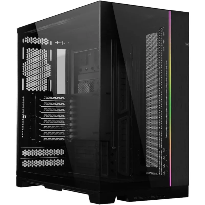 Lian Li Dynamic EVO XL - Up to 280mm E-ATX motherboard - ARGB lighting strips - Up to 3X 420mm radiator -Front and side tempered