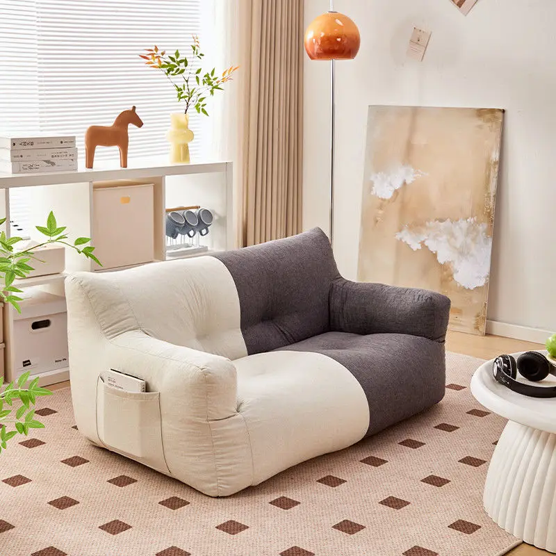 Gaint Lazy Bean Bag Sofa with Plush Foam Filling Floor Mattres Big Floor Sofa Modern Accent Comfy Chairs couches for Living Room