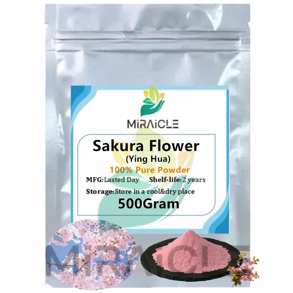 

50-1000g Sakura Pink Pigment Powder Polvo de cerezo(Ying Hua)
