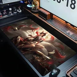 Ahri Liga der Legenden Spiel Mädchen Mouse pad Maus matte Schreibtisch matte mit Pad Gaming Zubehör Prime Gaming xxl Tastatur Pad