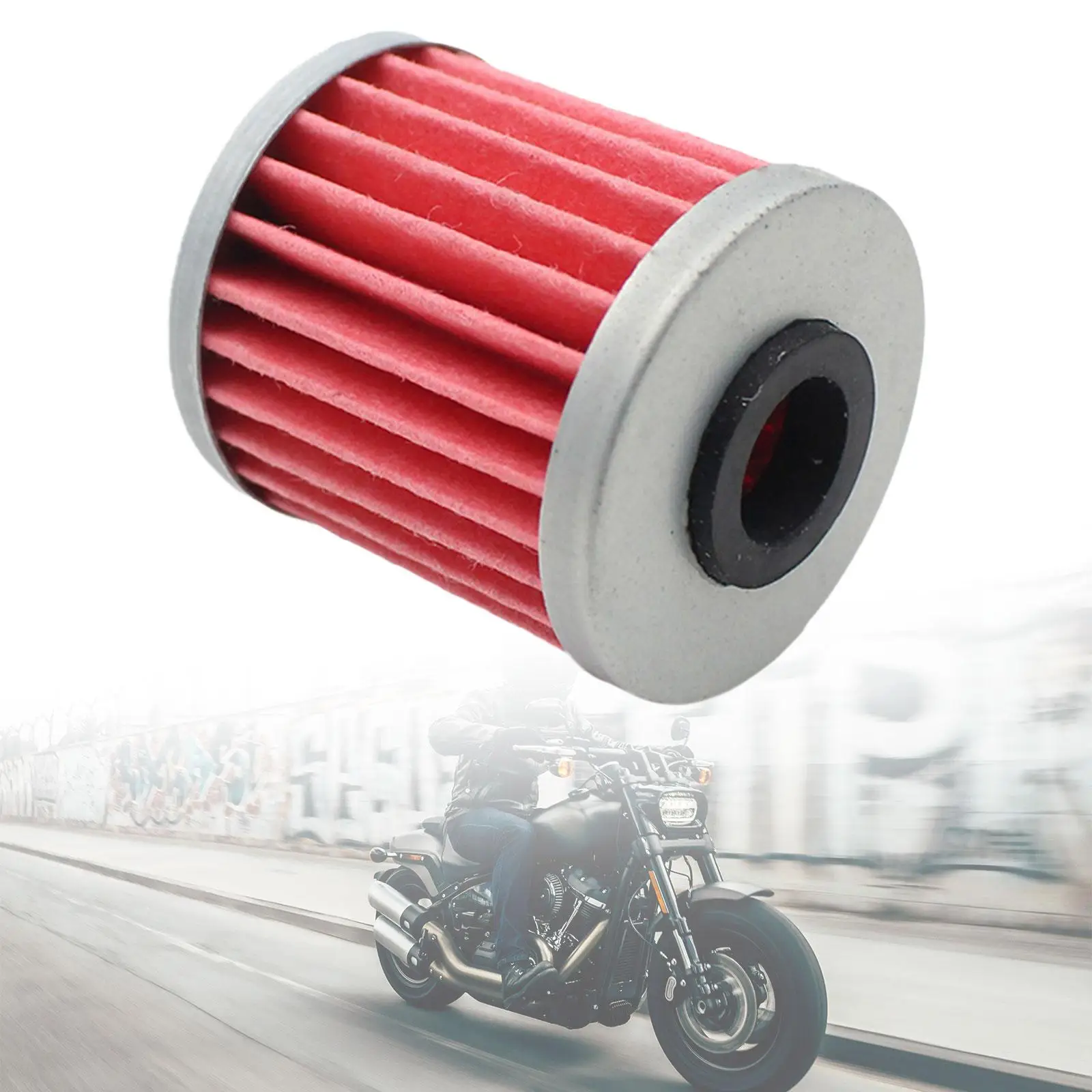 

Oil Filter Practical Wear Resistant Easy to Use Convenient Motorcycle Parts for Kawasaki KX250F 2004-2019 KX450F 2016-2019