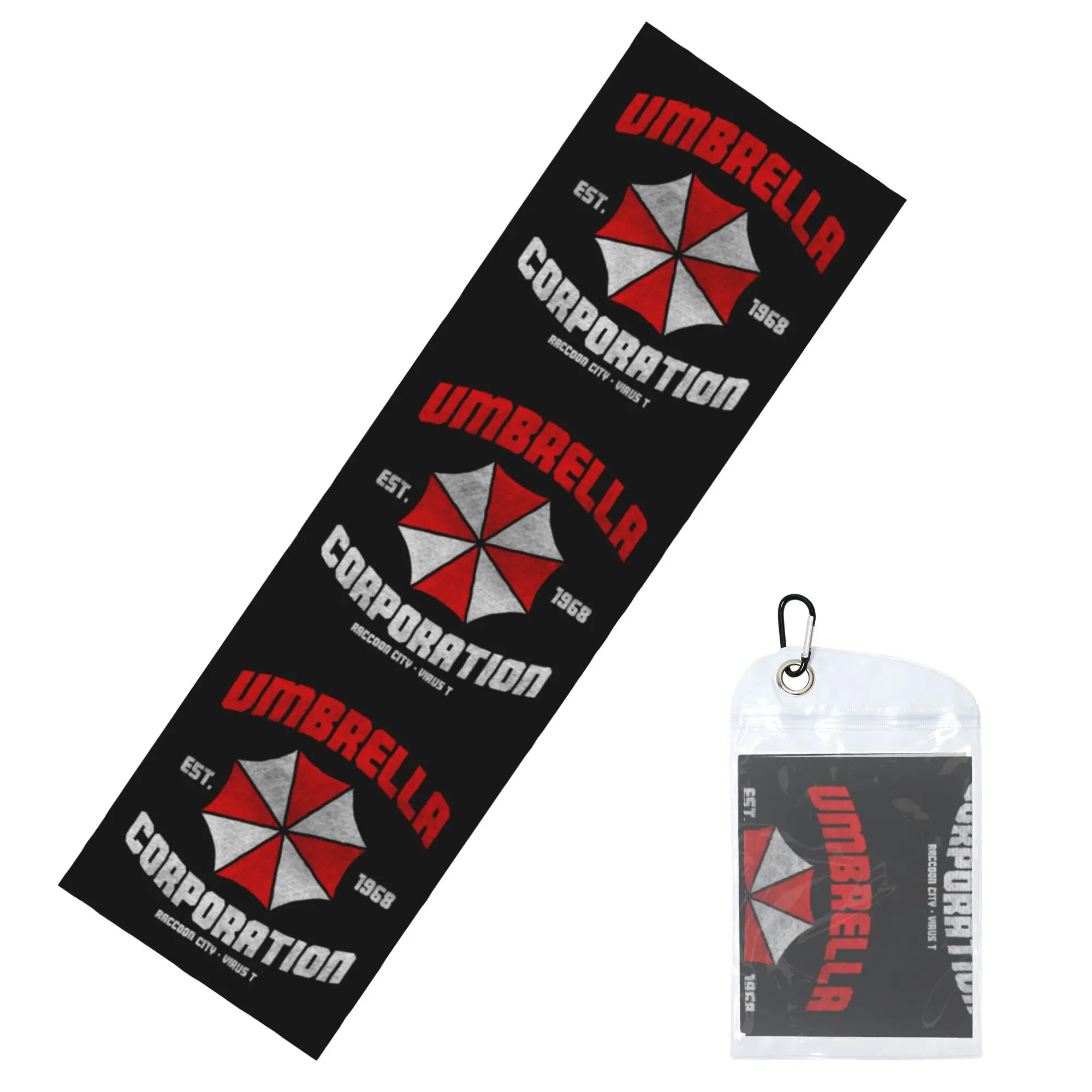 Umbrella Resident Evils Game Cold Exercise Towel Face Towel Quick Drying  Yoga Breathable Cold Towel