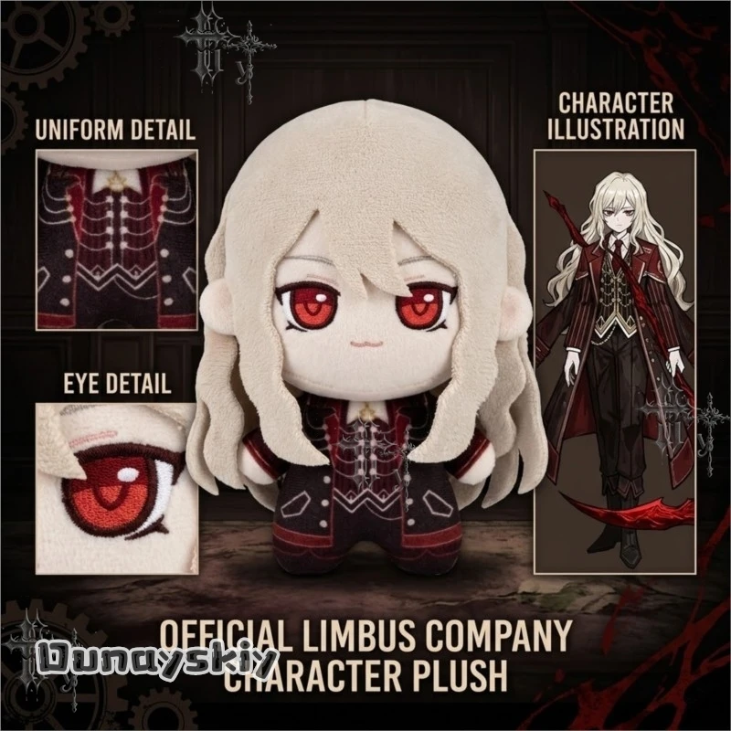 D cos*10cm Mini Don Quixote Plusie Doll Body Game Cos Limbus Company Keychain Stuffed Funny Fans Friend Halloween Gift Cosplay view 2