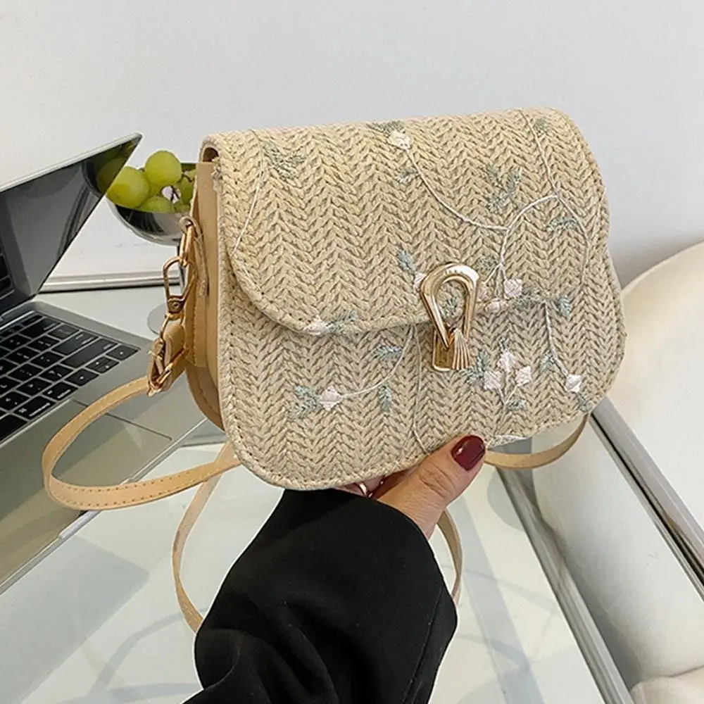 Fashion Women Girls Straw Bag Casual Cute Handbag Shoulder Bags Crossbody Bags Summer Sports Accessories