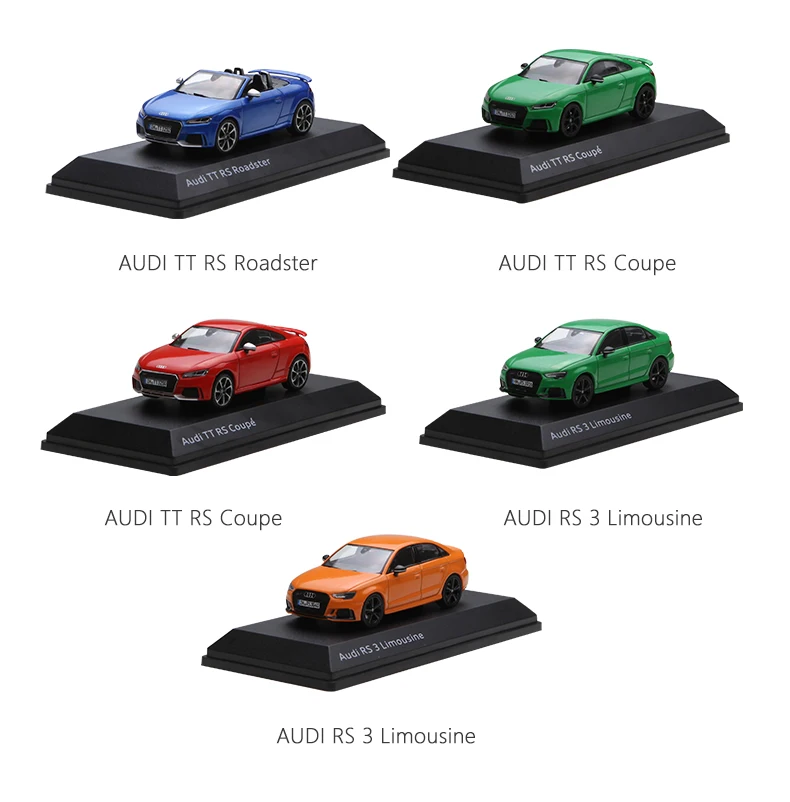 

KYOSHO 1:43 AUDI TT RS COUPE ROADSTER Collection of die cast alloy trolley model ornaments