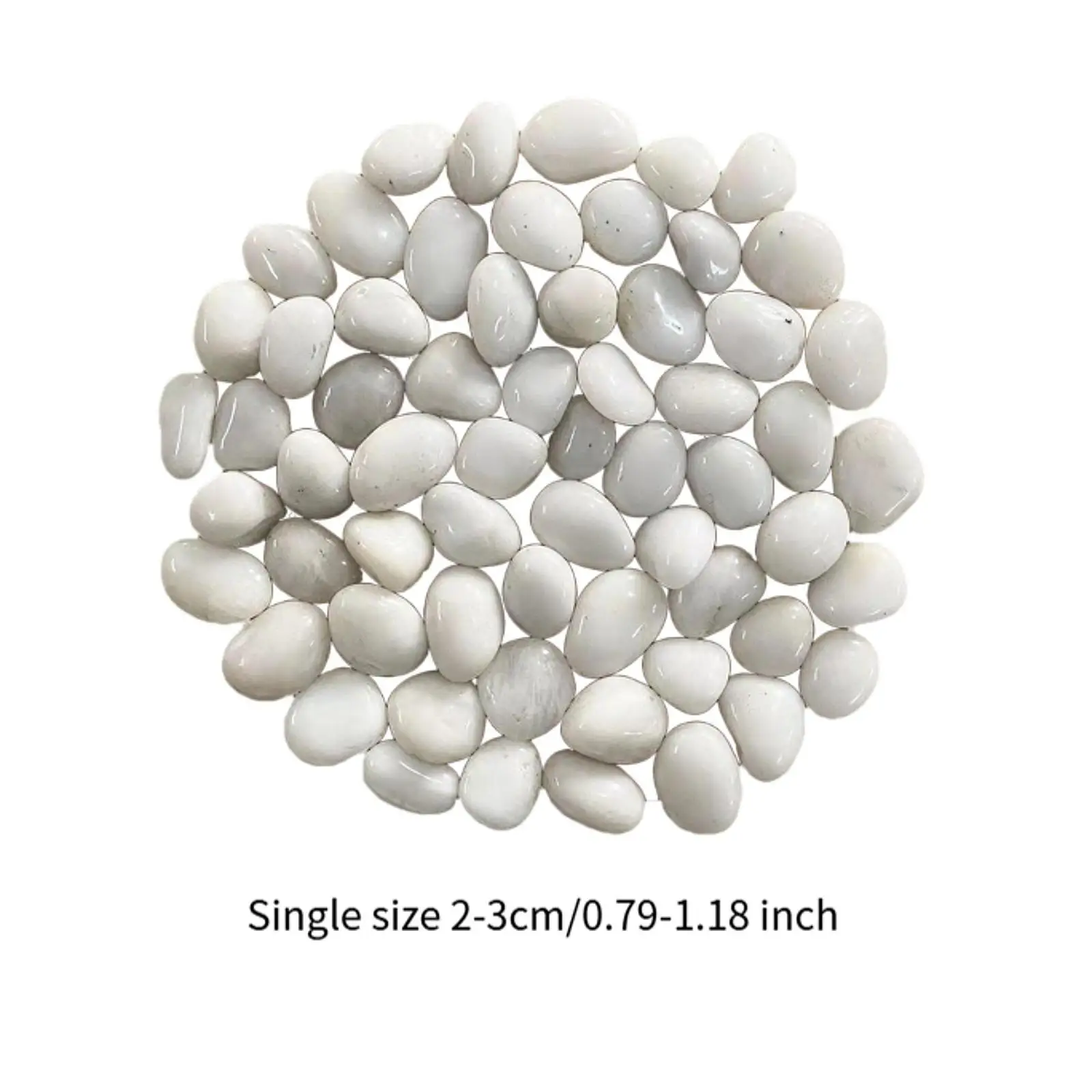 Pebbles River Rock Stones Multifunctional Polished Decorative Rocks Garden Decor images - 6