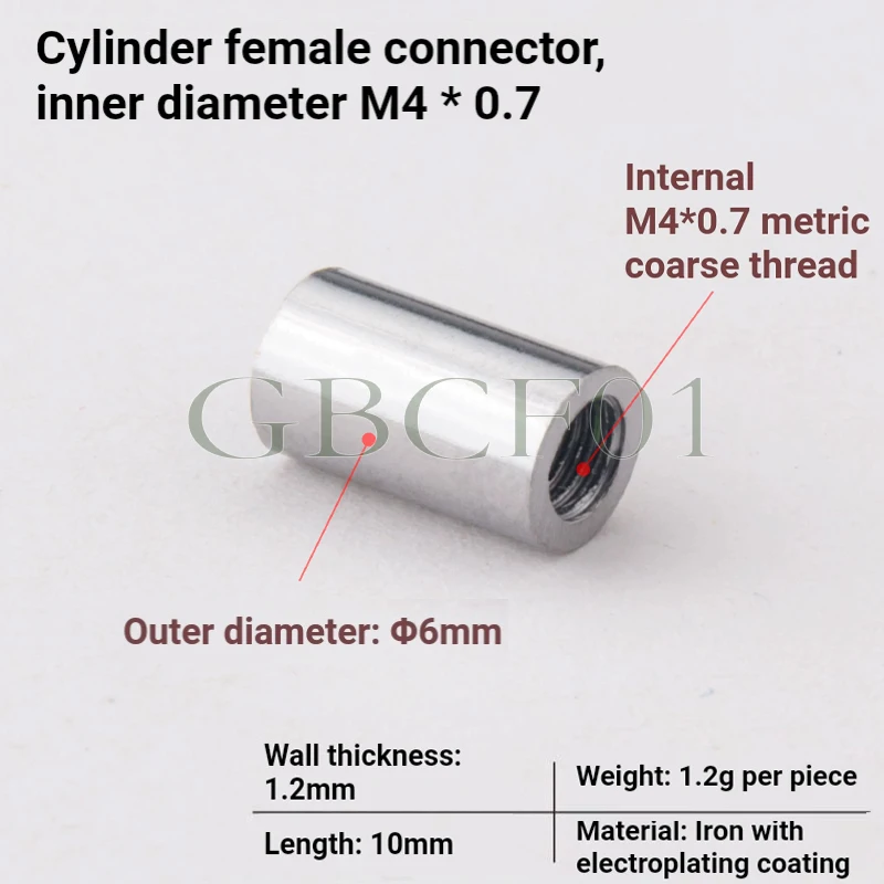 Thread Adapter Nut M6 M8 M10 Fine/Coarse Metric to Imperial 1.0 Pitch 3/8 1/4 Male Male to Female Conversion Screw