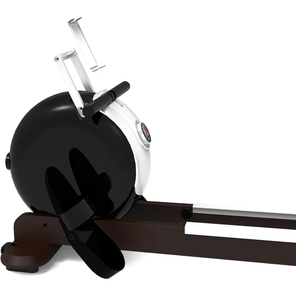 Full-Body Fitness Rowing Machine with Adjustable Resistance for Personalized Home Workouts and Lightweight Design