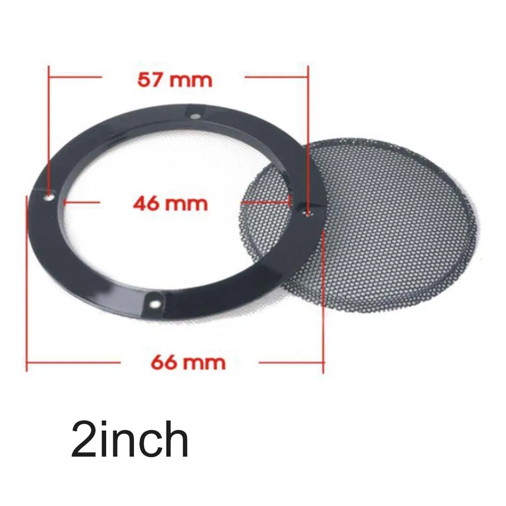 2/3/4/5/6.5/8/10 Inch Speaker Net Cover Car for Home Mesh Guard Plastic Frame Metal Iron Wire Grilles Speaker Protector