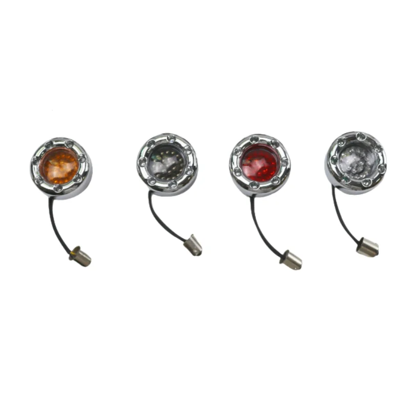 

Светодиодный указатель поворота 1156 для мотоцикла, указатель поворота 2 дюйма для Harley Softail Dyna Sportster XL 883 1200 FLST FXD FXB