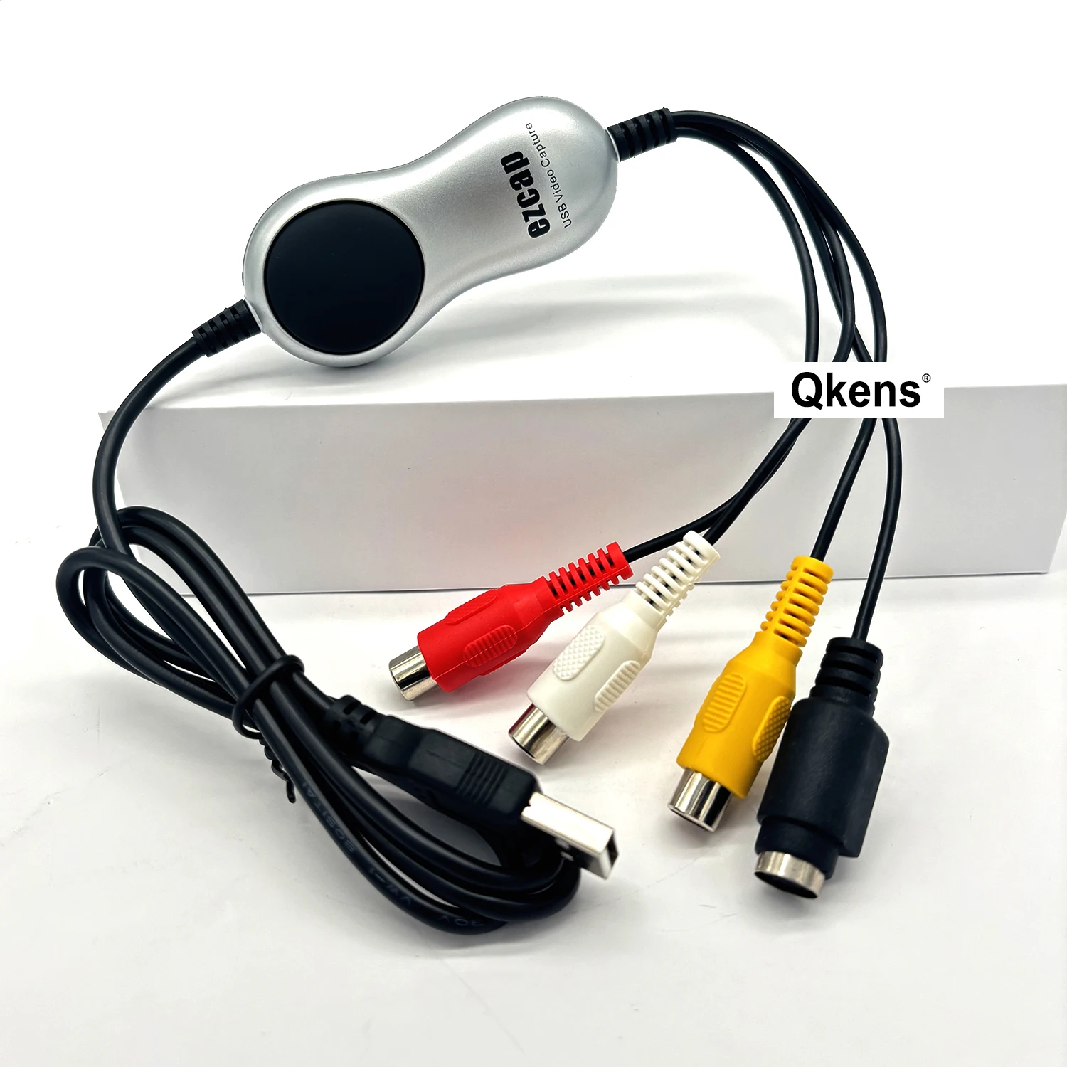 USB 2.0 8MM Video Tape Cassette Video Capture Game TV Box Recorder Analog Video Audio to Digital Format for Windows 7 8 10 Win10