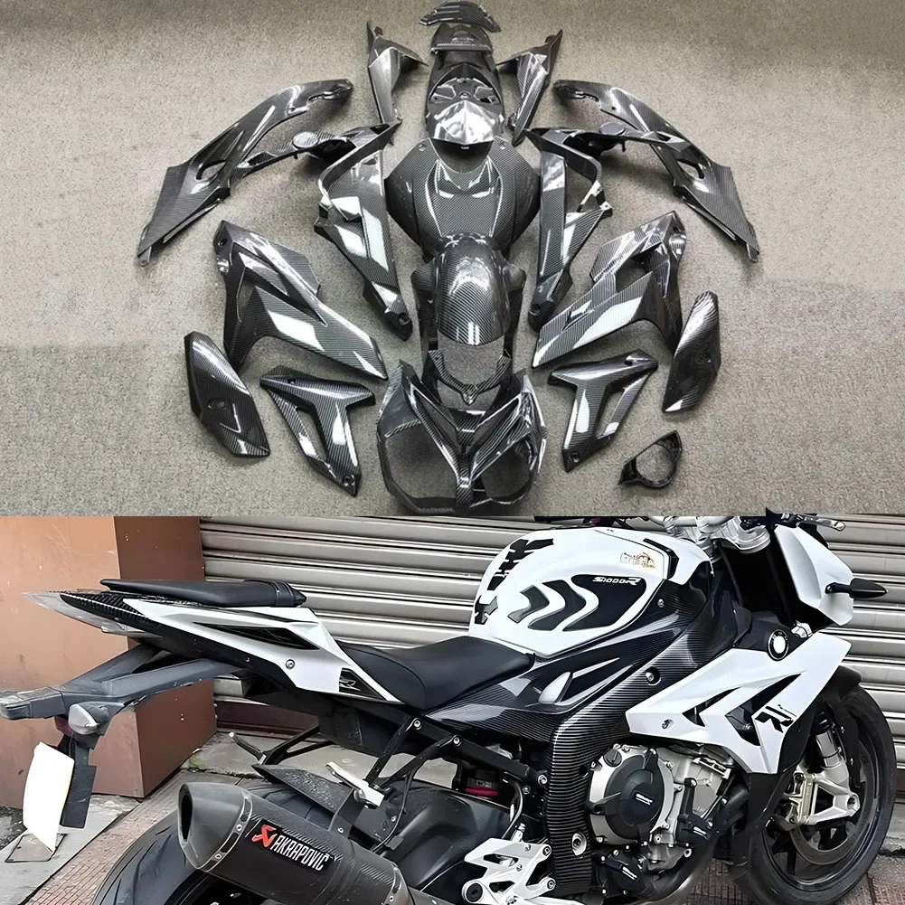 Motorcycle Carbon fiber Printed Fairing Kit For BMW S1000R 2015 2016 2017 2018  ABS Plastic