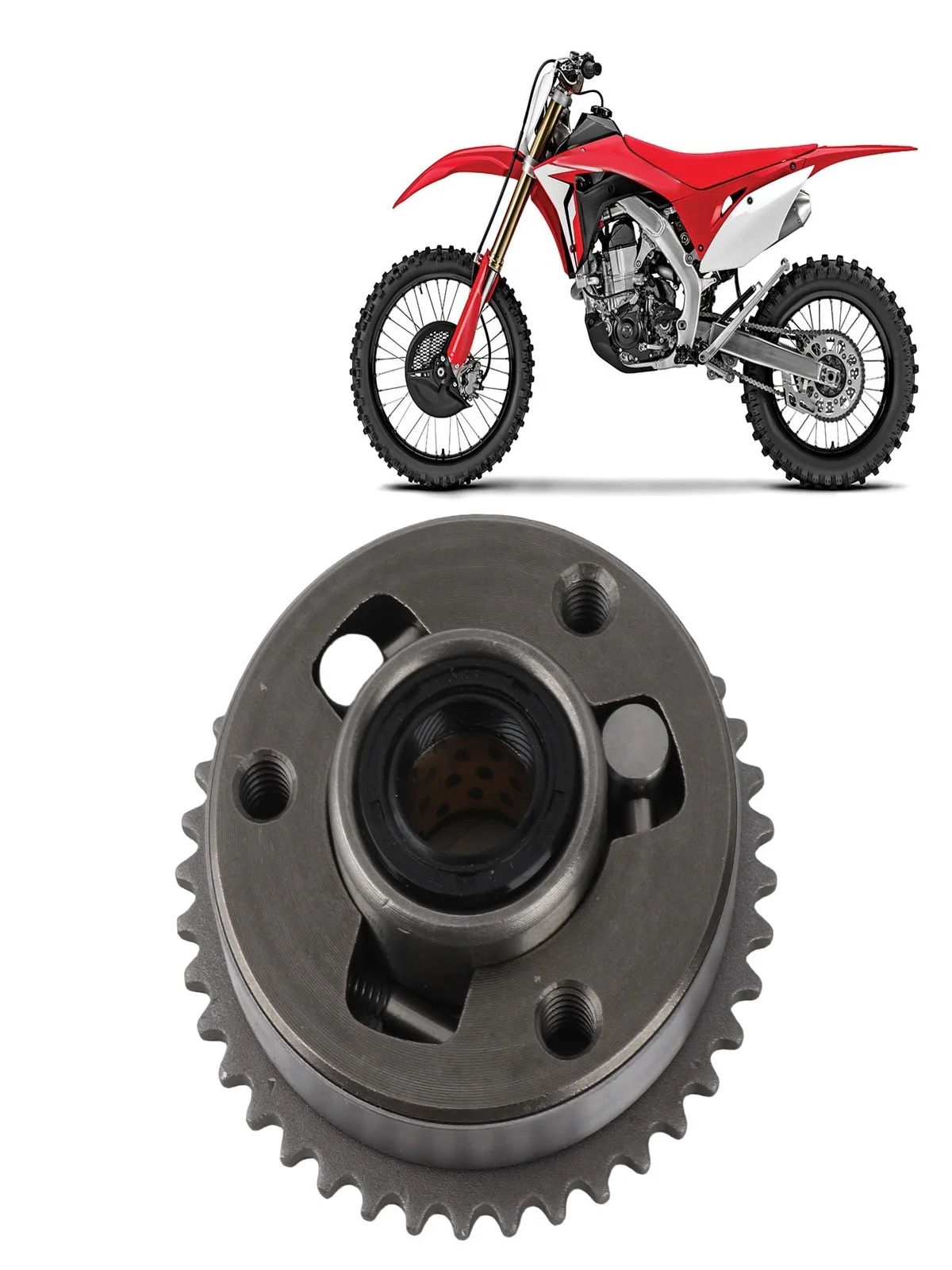Sprzęgło napędu rozrusznika motocyklowego do silnika 50cc 70cc 90cc 110cc 125cc ATV Quad Go Karting Dirt Bike Pit Bike — zdjęcie 2