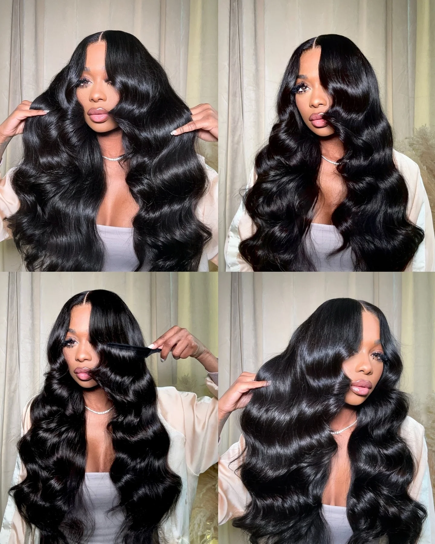 13 × 4Lace Front Pruiken Menselijk Haar Body Wave Lace Frontale Pruiken 200 Dichtheid 5 × 5 Transparante 1b Menselijk Haar Pruiken 13 × 6