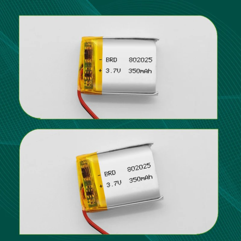 350mAh3.7V Lithium Polymer Rechargeable Battery For MP3 MP4 GPS LED Bluetooth Headset Speaker Li-Po Li ion Cell