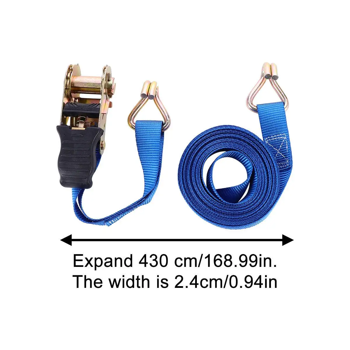 1Set Cargo Binding Belt Tensioner Heavy Duty Tightening Belt Vehicle Load Secure Truck Strap Luggage Binder Fast Release Anti