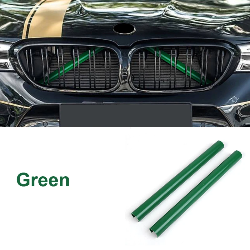 Car Front Grille Trim Strips for BMW i8 Z4 X5 X4 X2 X3 M5 M2 X6 M6 640i 640d  Car Sport Styling Decoration Accessories