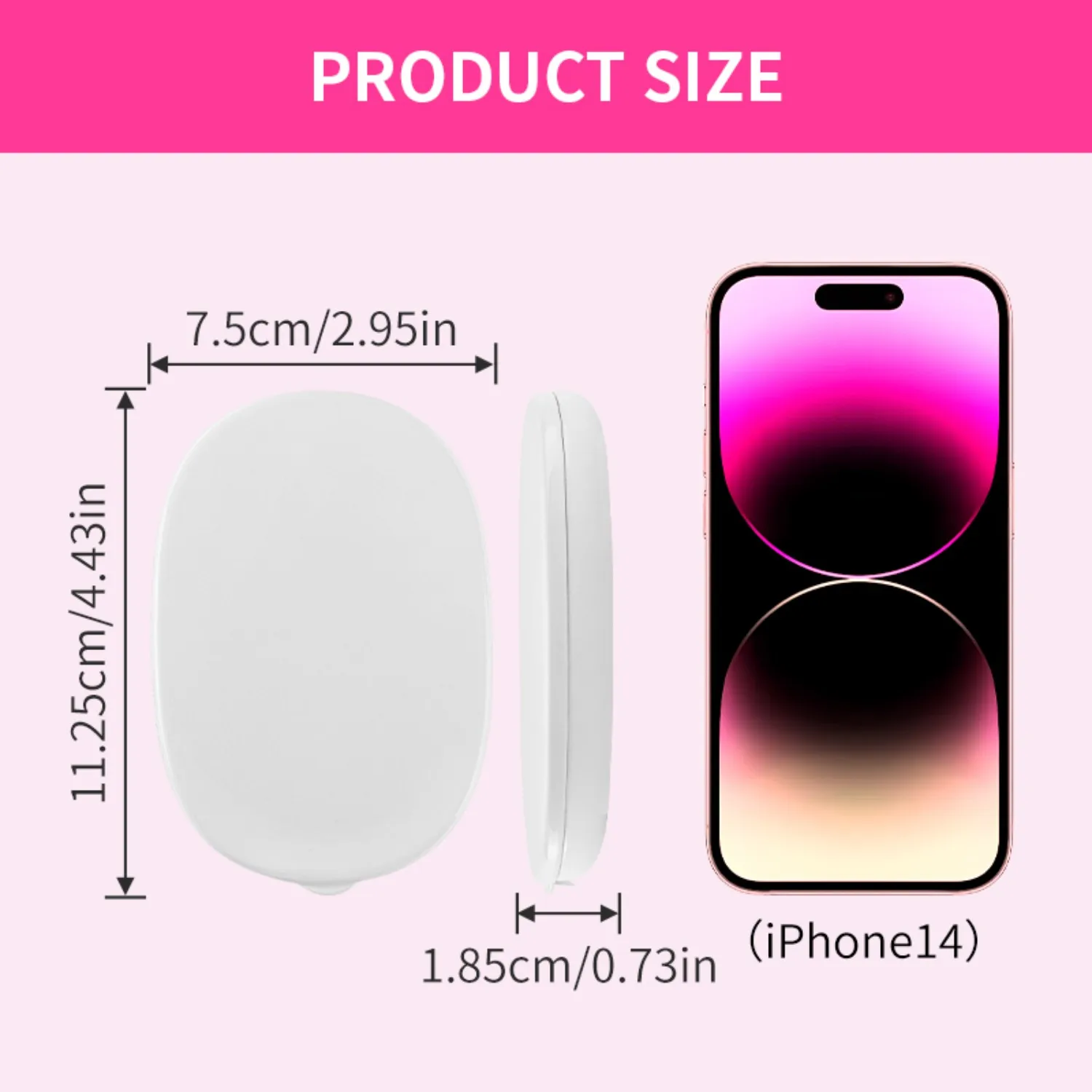 Miroir de maquillage LED pliable et compact, grossissement double face 3X, gradation tactile, portable rechargeable pour femme