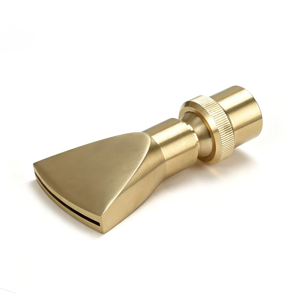 New Premium Adjustable Duckbill Fountain Nozzles, Brass & 304SS Waterscape Rockery Landscape Spray Nozzle, 1/2