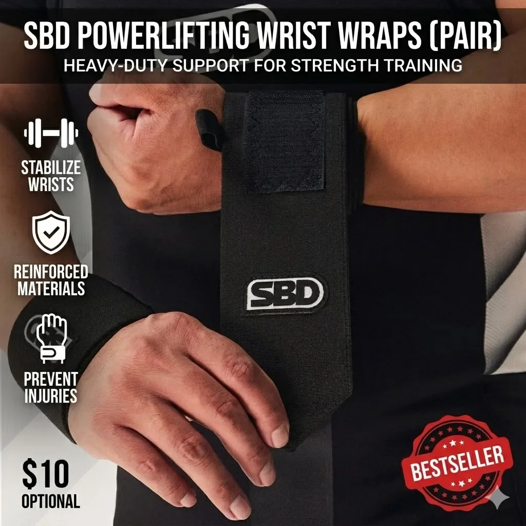 Stiff Wrist Wraps 8cm Pair Powerlifting Bench Press Support Gym Training Gear Cast Immobilize Thumb Loop Men Women