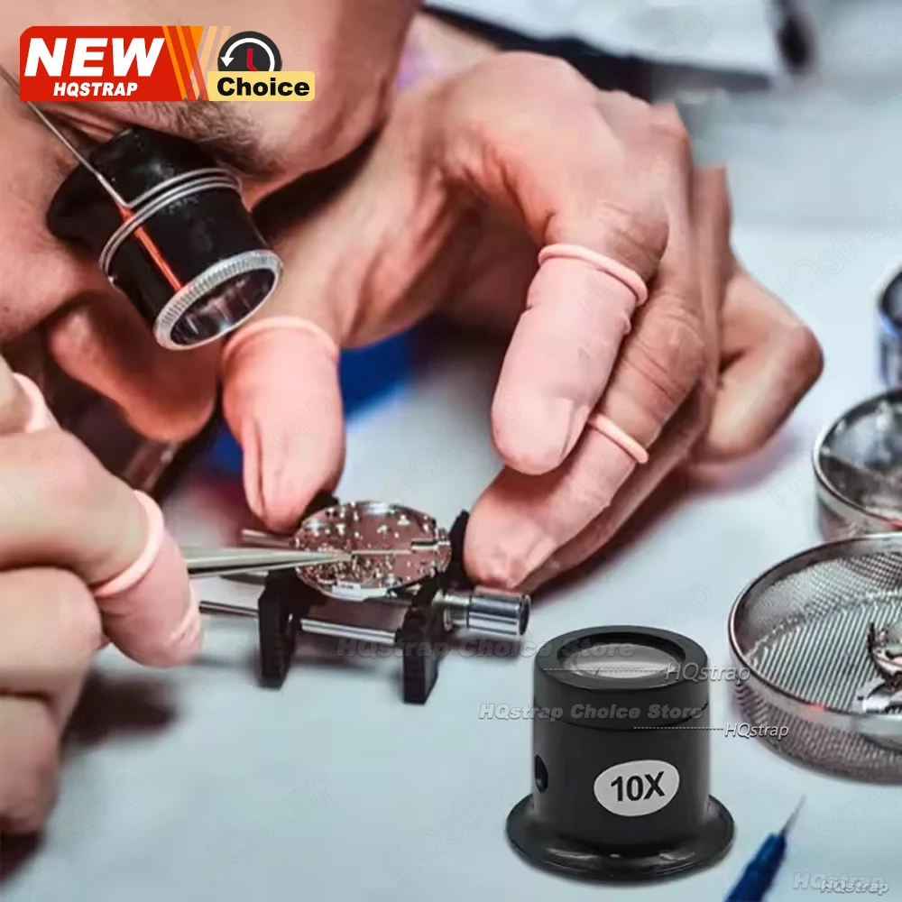 1/4pcs Magnifying Glass Set Watch Repair Tool Watch Repair 5X 10X 15X 20X Times Magnifying Glass Goggles Goggles Watch Repairing