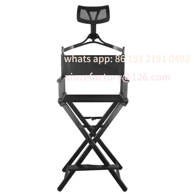 

Customizable Outdoor Aluminum Camping Leisure Fishing Canvas Folding Beach Seat Bar Office Makeup Chair