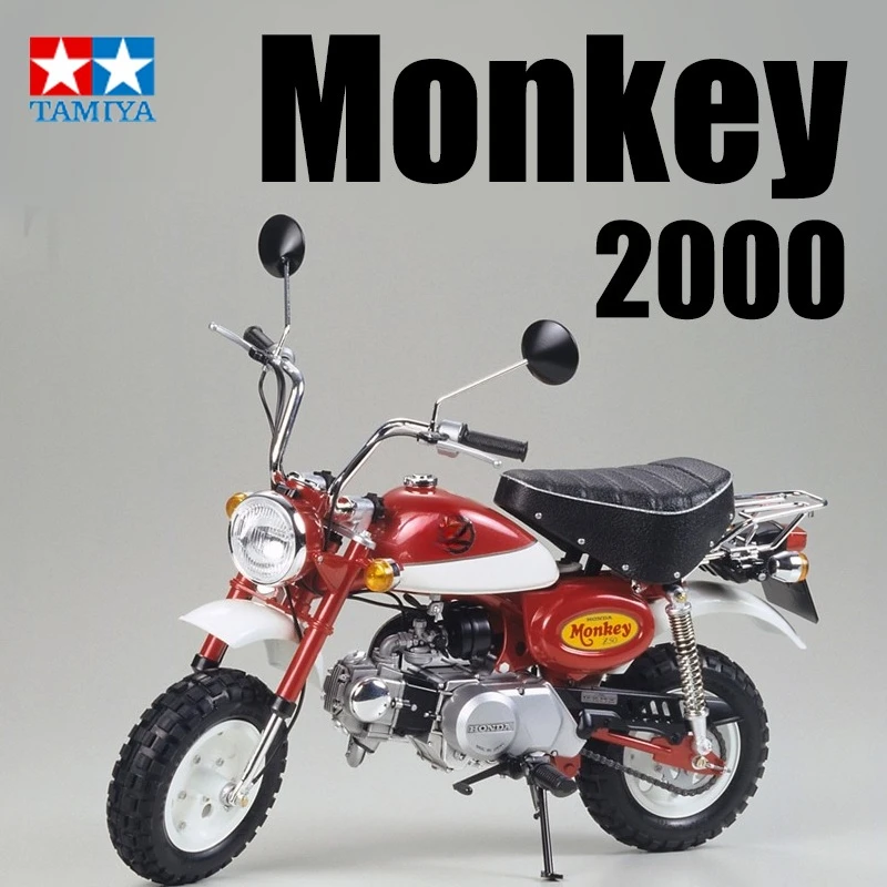 

TAMIYA Plastic assembled motorcycle proportional model kit 16030 Monkey 2000, Commemorative Edition 1/6 DIY Toy Collection
