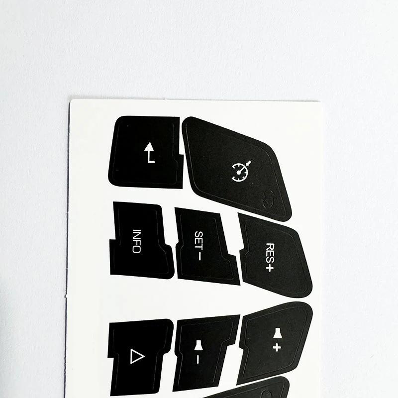 

1pc Black Car Steering Wheel Repair Sticker for Corvette C6 for Chevrolet Malibu for Pontiac G6 Vinyl Repair Decal