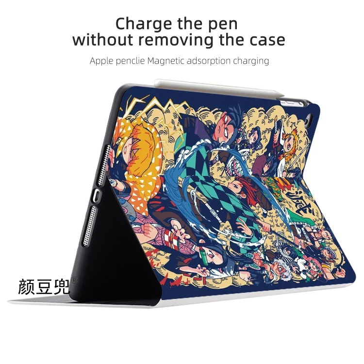 Kamado Tanjiro Anime Demon For iPad Air 4 5 6 Mini 4 5 6 Case Luxury Silicone For Pro 13 12.9 11 10.5 inch For iPad 10th 10.9in