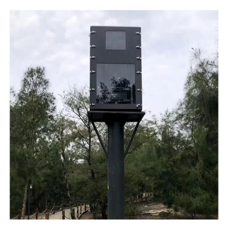 Outdoor track mirror projector cabinet constant temperature weatherproof box projector cabinet