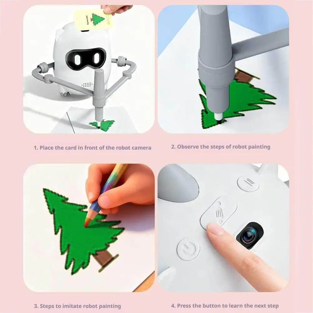 Zeichenroboter, Zeichenroboter, intelligentes Puzzle-Spielzeug, frühkindlicher Bildungsroboter