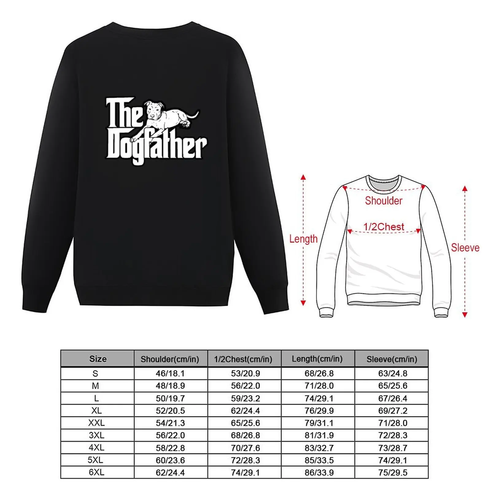 سترة شتوية للرجال من The Dogfather Pitbull Edition ملابس خريف كورية منتجات جديدة بلوزات