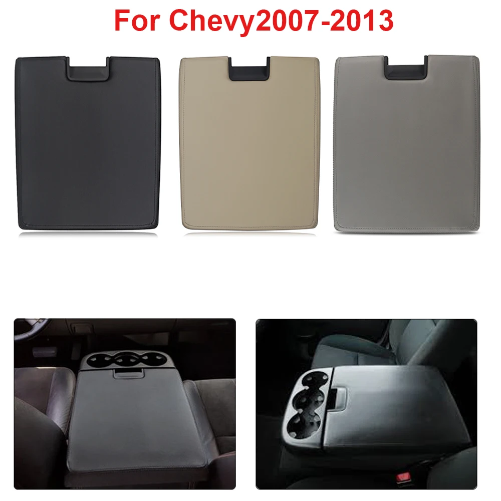 Center Console Lid Armrest Kit Cover For Chevy Silverado Suburban Tahoe Avalanche Sierra 20072008 2009 2010 2011 2012 2013