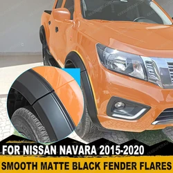 OEM Style Slim Wheel Arch Fender Flares For Nissan Navara Frontier NP300 D23 2015-2020 Mudguards Double Cab Pickup Car Accessori