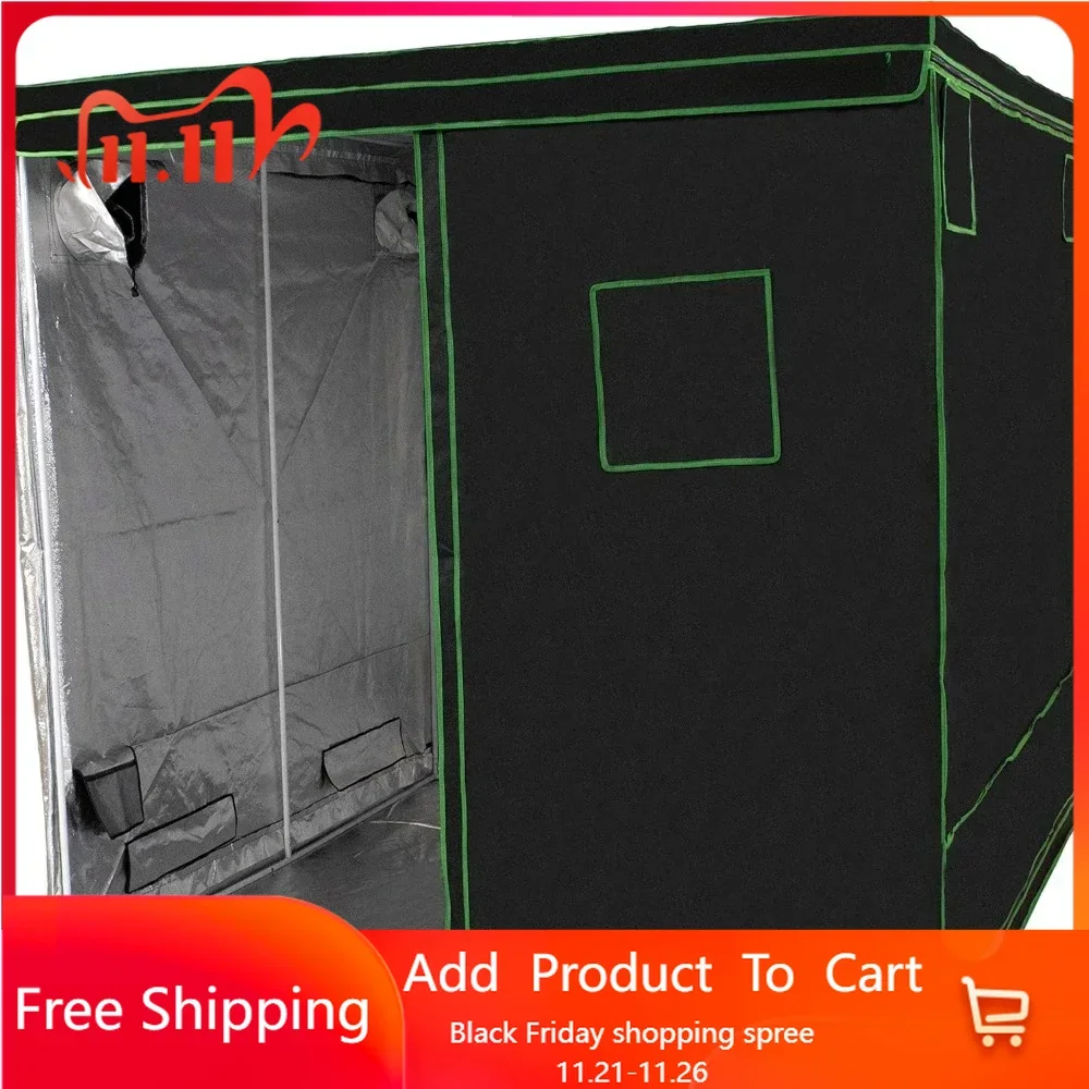 Reflective Indoor Grow Tent 6.5x6.5  Mylar Grow Tent - for Indoor Room  Hydroponics Growing Tent Tents