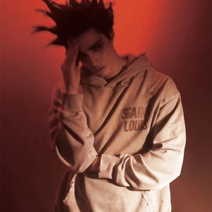 SSSaint LOUIS-WASH خمر رسالة شعار هوديي مطبوعة ، ريترو هاي ستريت فضفاض عارضة من القطن الرياضي ، جودة عالية كبيرة الحجم أفضل 8 حقائب يد لويس الخامس مبيعا - رقم 2