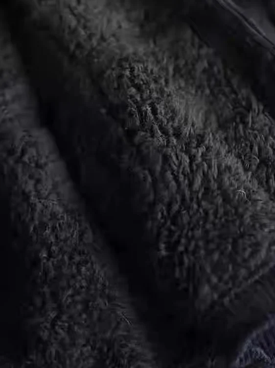 

Свободный крой Long Sve с капюшоном Thiened Cotton Jaet Универсальный осенне-зимний новый Sle Commute Korean Sle круглый Ne Single...