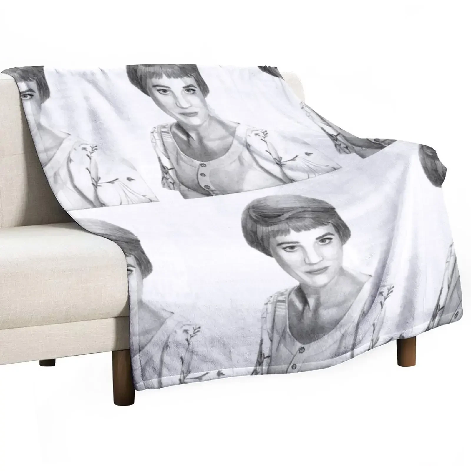 

Julie Andrews Throw Blanket All Season Soft Lightweight Blanket for Home