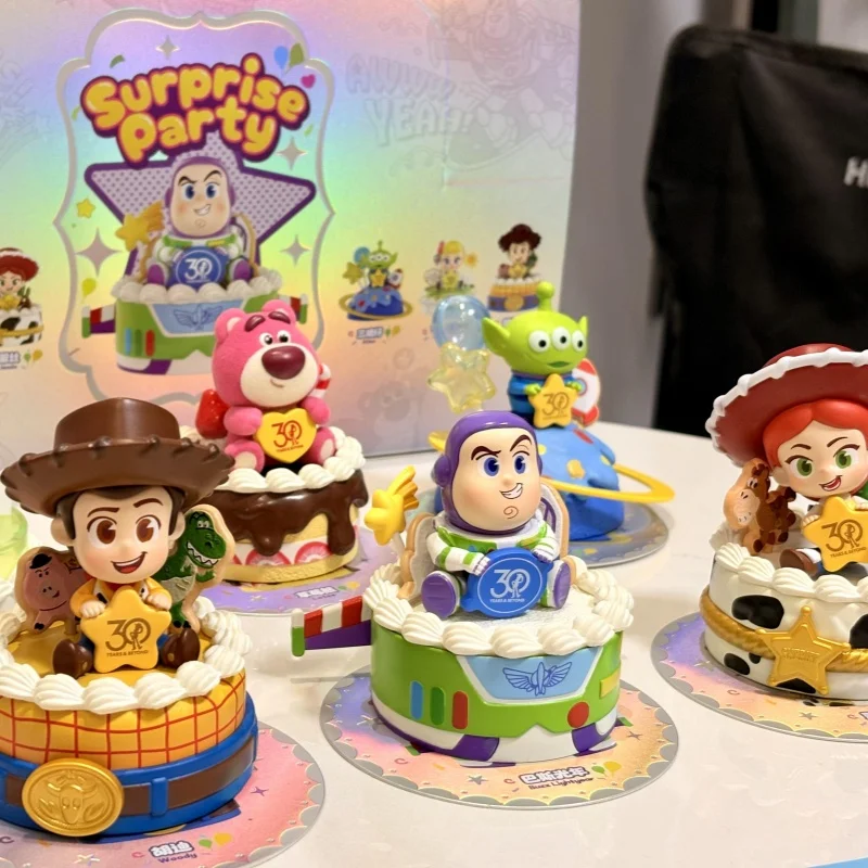 

Toy Story Surprise Party Series Blind Box Collectible Figure Woody Jessie Toy Gift Trendy Display Figurine For Toy Collectors