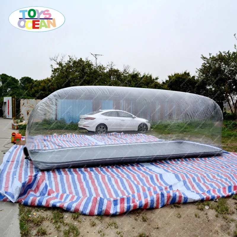 Factory Wholesale Price Brand Same Style Inflatable Car Cover Transparent Bubble Car Garage UV protection
