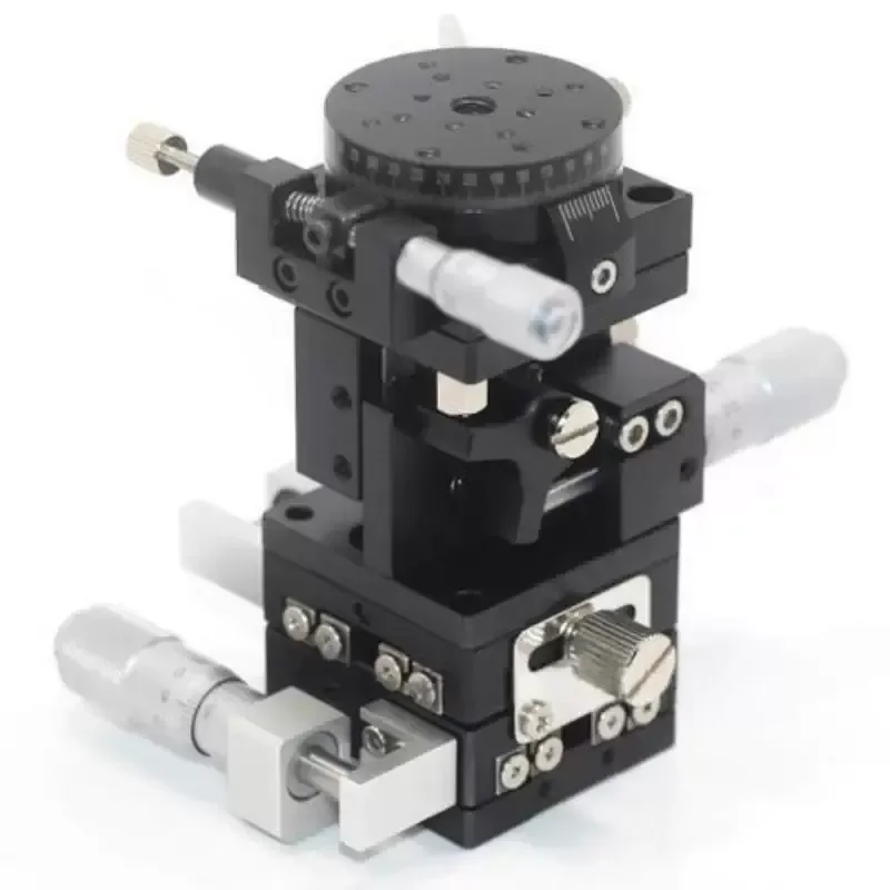 for XYZABR six-dimensional optical adjustment platform 60x60 tabletop six-axis combined high-precision manual displacement
