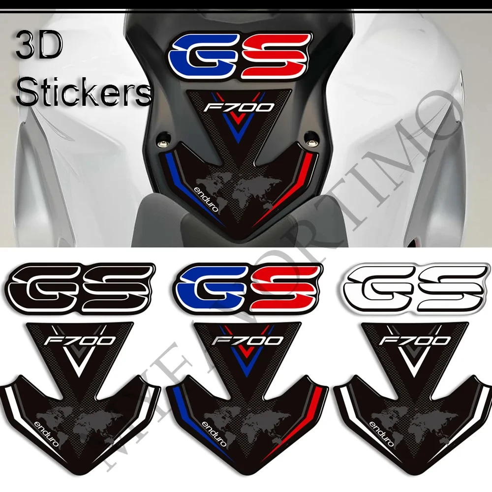 F700GS For BMW F700GS F700 Motorcycle decorative stickers Tank Pad Grips Stickers Decals Protector Gas Fuel Oil Kit Knee