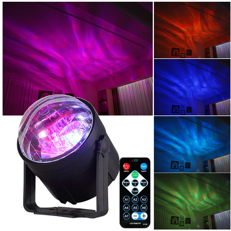 ديسكو الكرة DJ حزب ضوء الصوت المنشط مع جهاز التحكم عن بعد ستروب مصباح ضوء المرحلة ل KTV عيد الهالوين عيد الميلاد عيد ميلاد ديكور