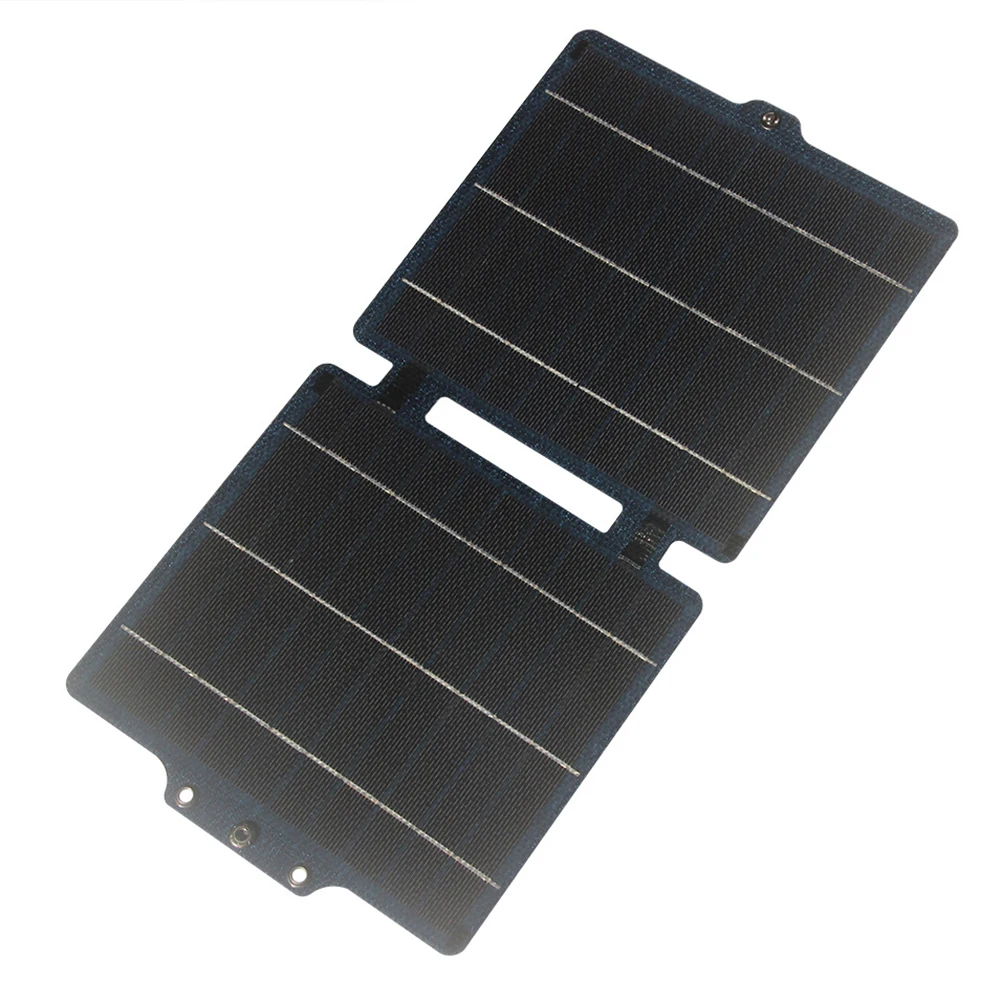

190*185*20mm Foldable Solar Panel Waterproof Solar Panel Climbing Clips Included Efficient Power Conversion Flexible Design